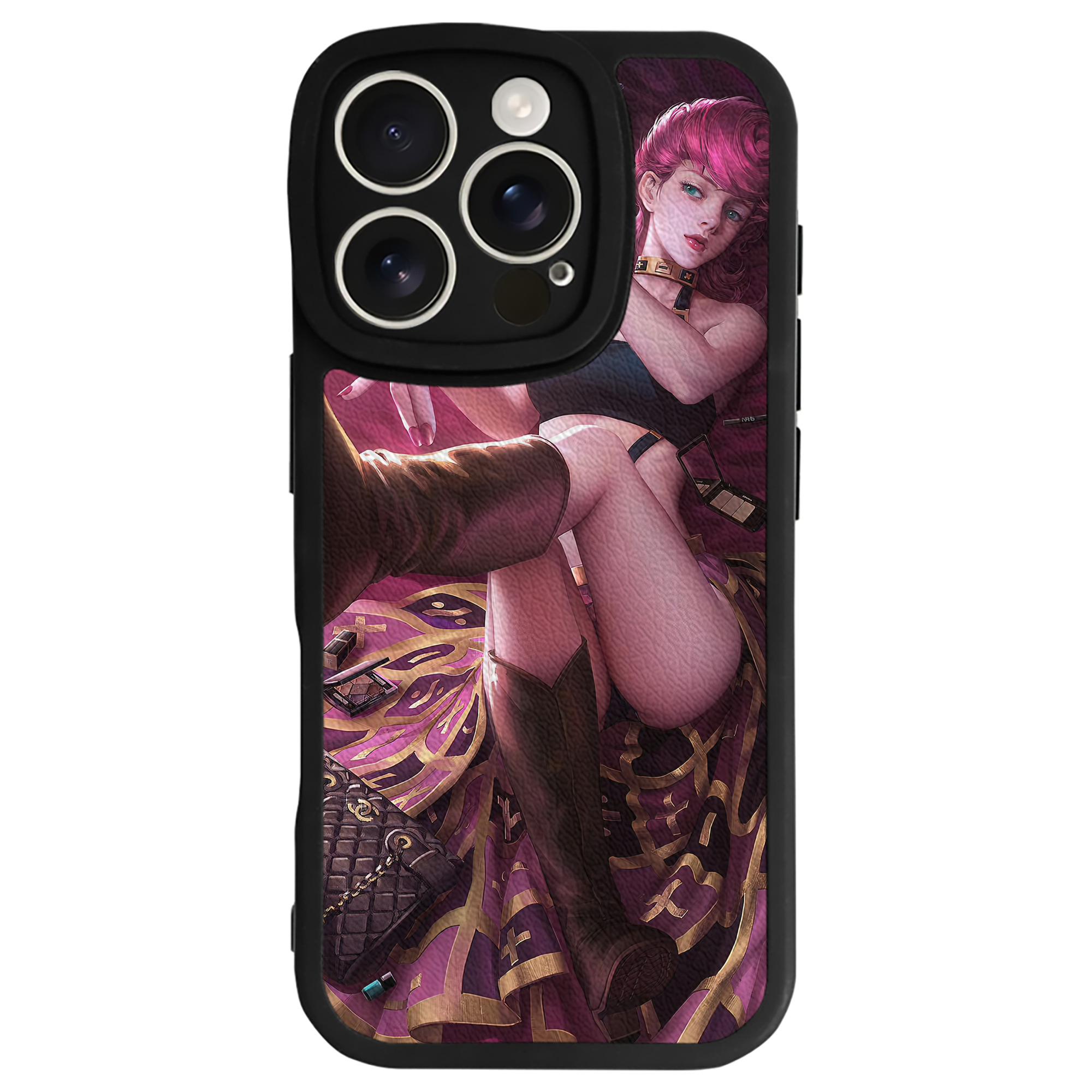 （画像用） ジョジョの奇妙な冒険 JoJo's Bizarre Adventure 【iPhone 16シリーズ対応】シリコンスマホケース（レザー調） 材質：シリコン